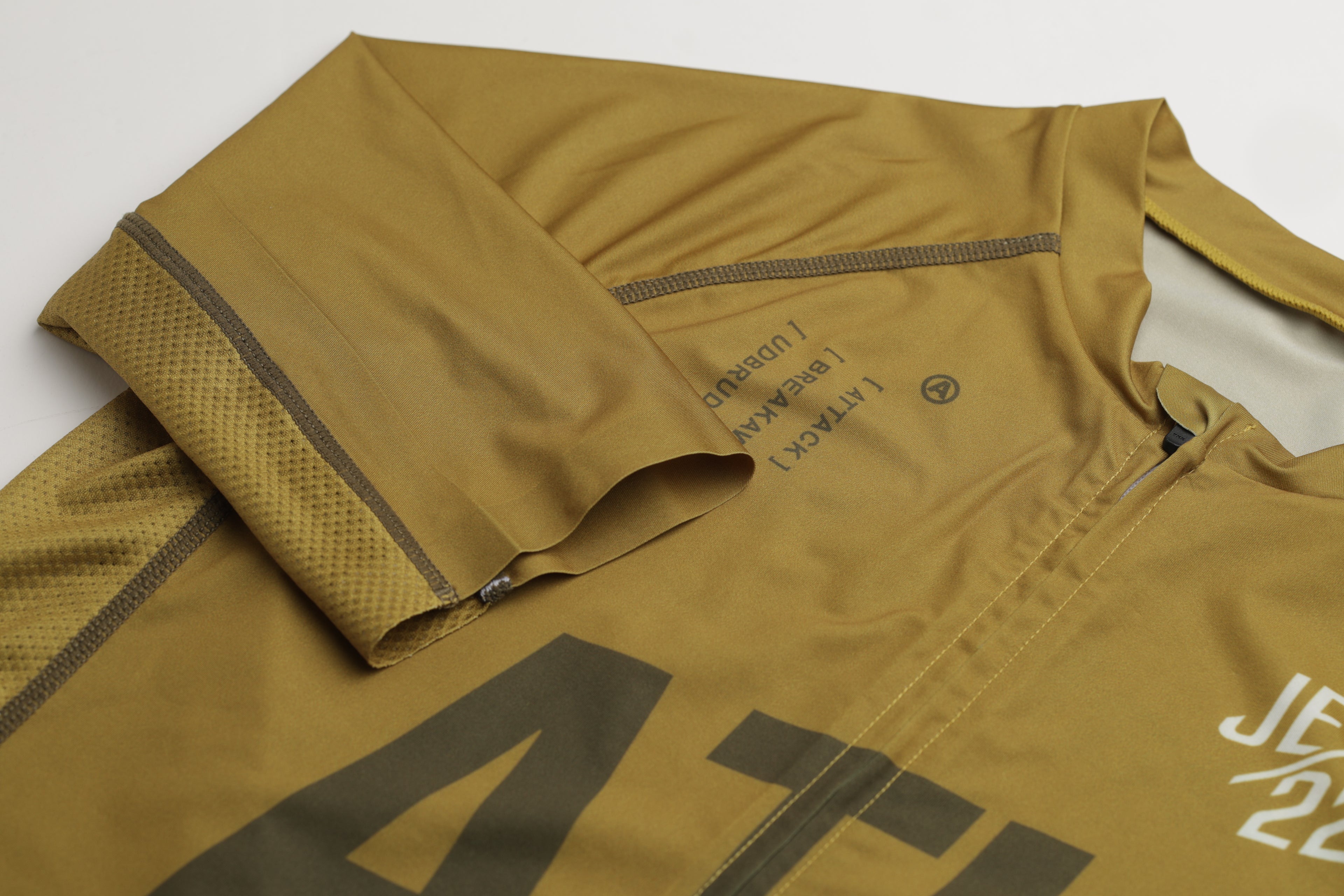 ATK Men_s performance short sleeved jersey- Amber