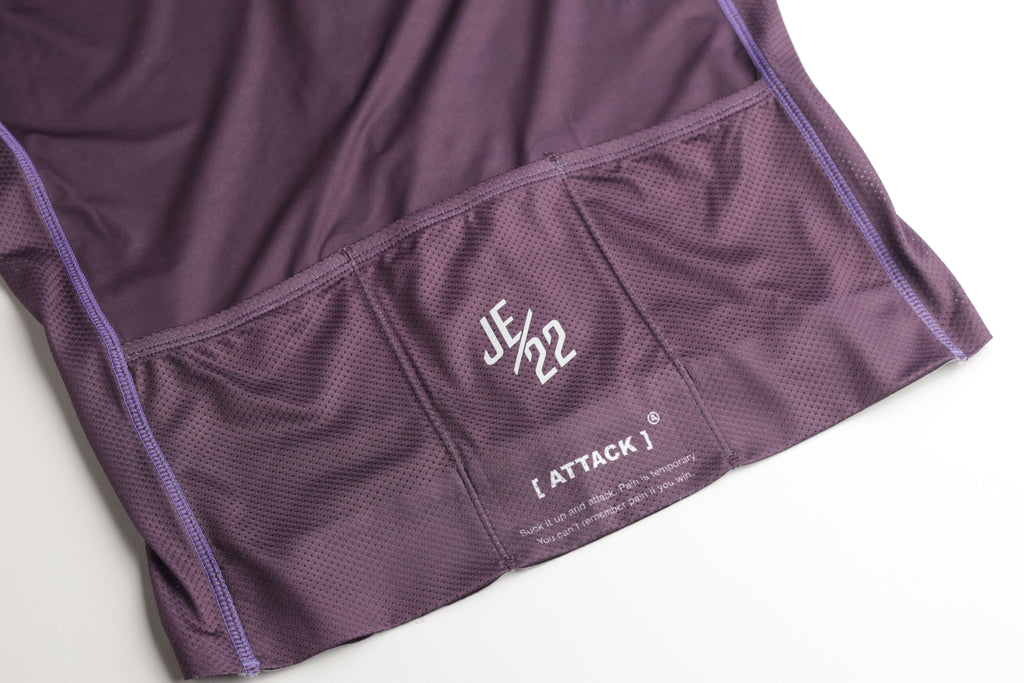 ATK Men_s performance short sleeved jersey- Dark Purple