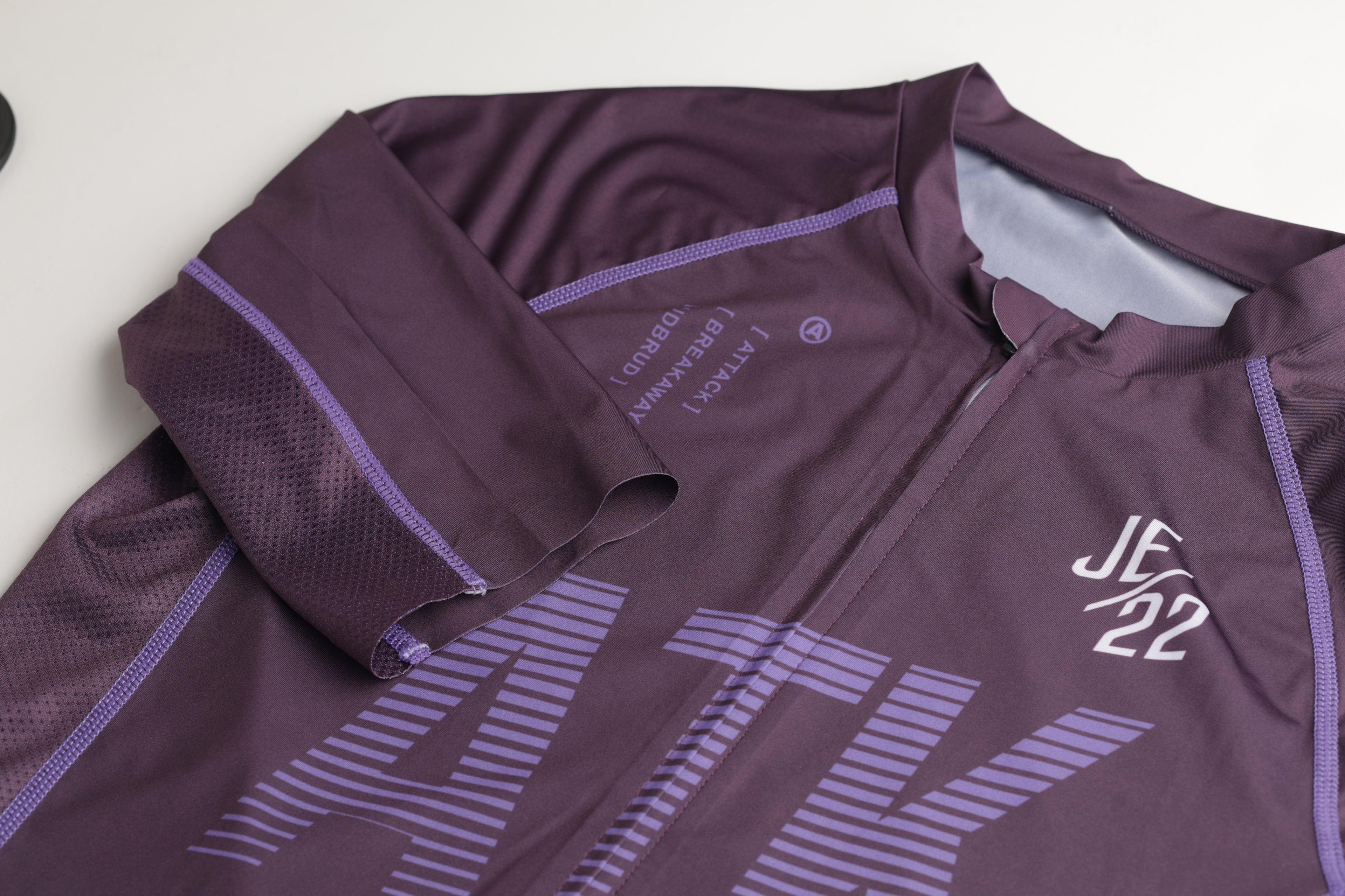 ATK Men_s performance short sleeved jersey- Dark Purple