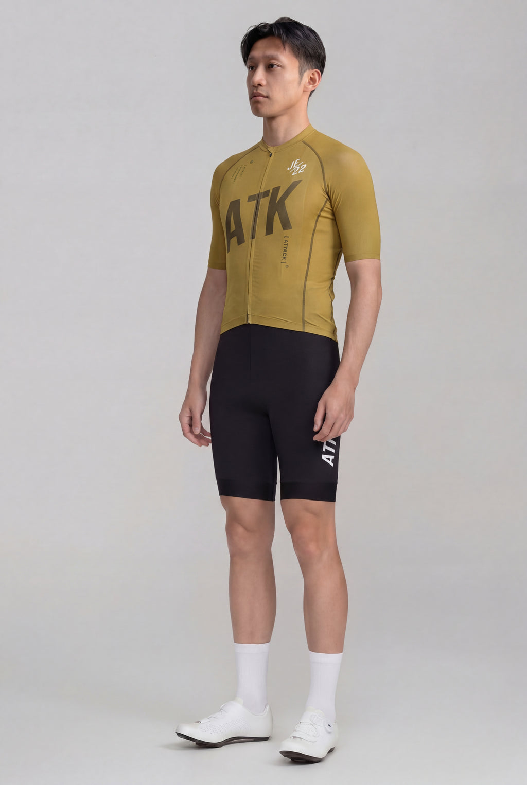 ATK Men_s performance short sleeved jersey- Amber