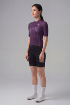 ATK Women_s performance short sleeved jersey- Dark Purple
