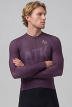 ATK Men_s performance long sleeved jersey- Dark Purple