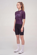 ATK Women_s performance short sleeved jersey- Dark Purple
