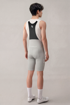 ATK Men_s performance Bib shorts - Light Grey- 3D-Printed Chamois