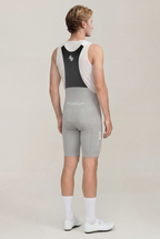 ATK Men_s performance Bib shorts - Light Grey- 3D-Printed Chamois
