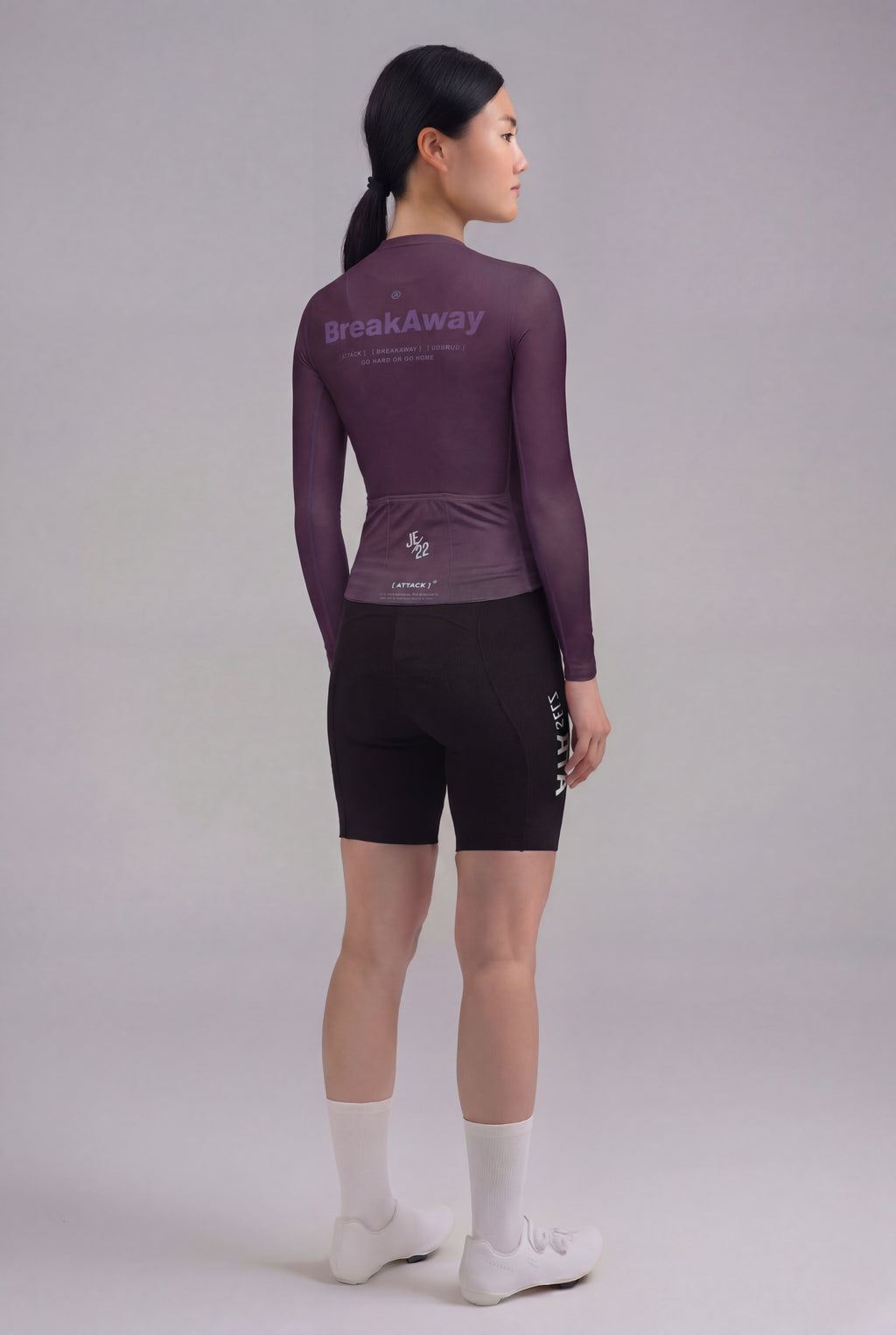 ATK Women_s performance long sleeved jersey- Dark Purple