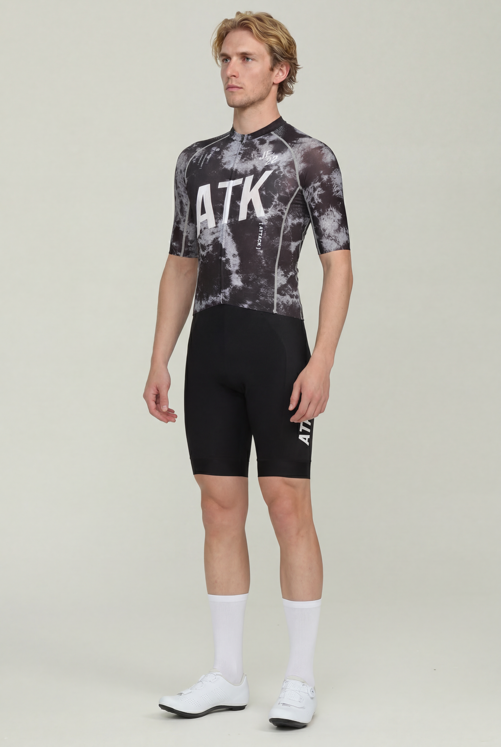ATK Men_s performance short sleeved jersey- Misty