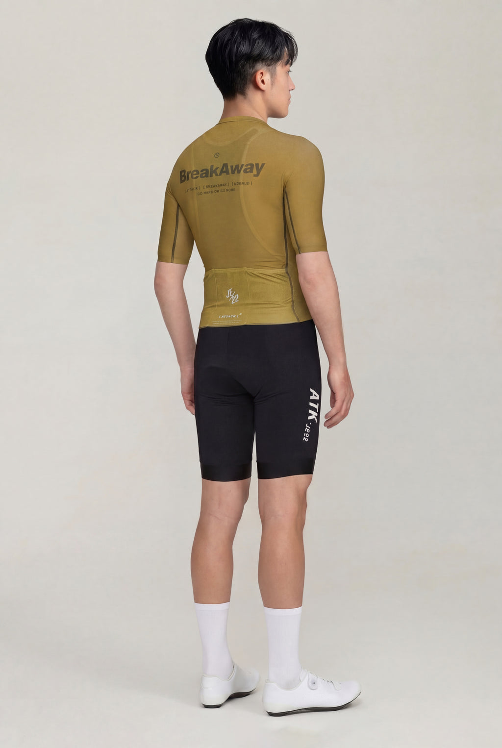 ATK Men_s performance short sleeved jersey- Amber