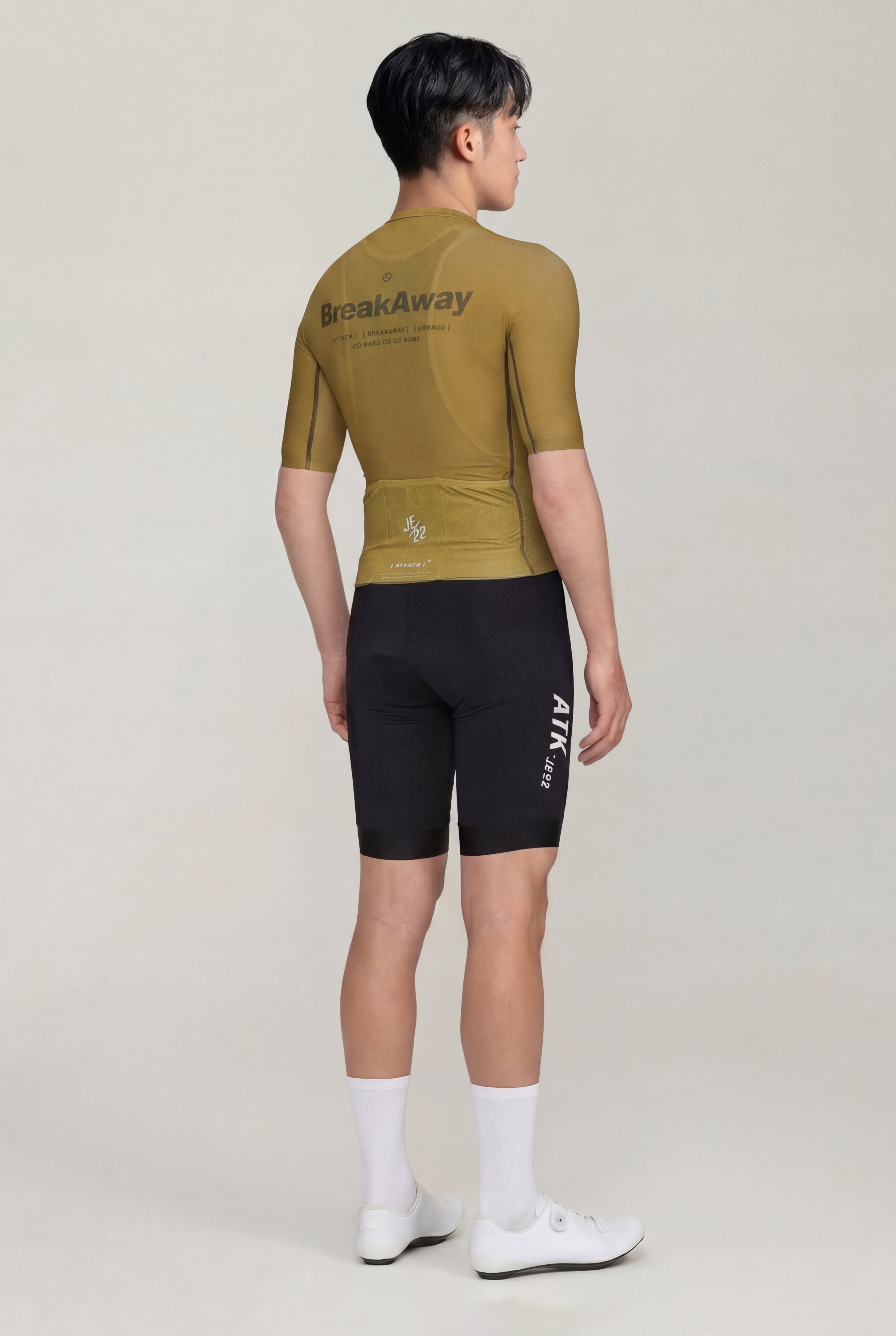 ATK Men_s performance short sleeved jersey- Amber