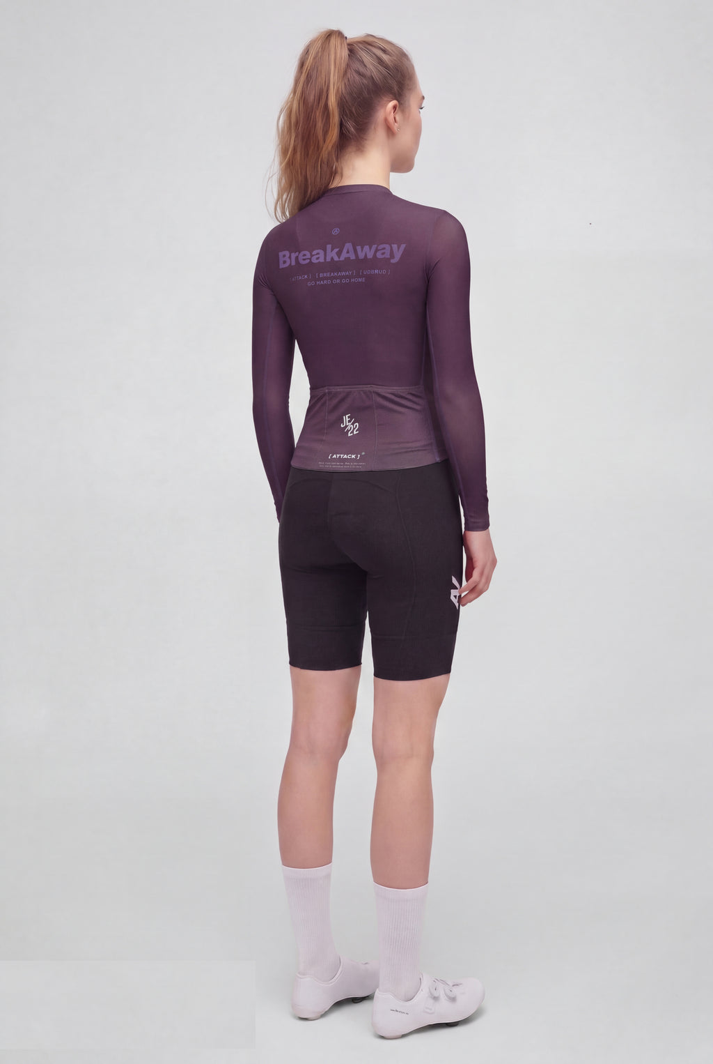 ATK Women_s performance long sleeved jersey- Dark Purple