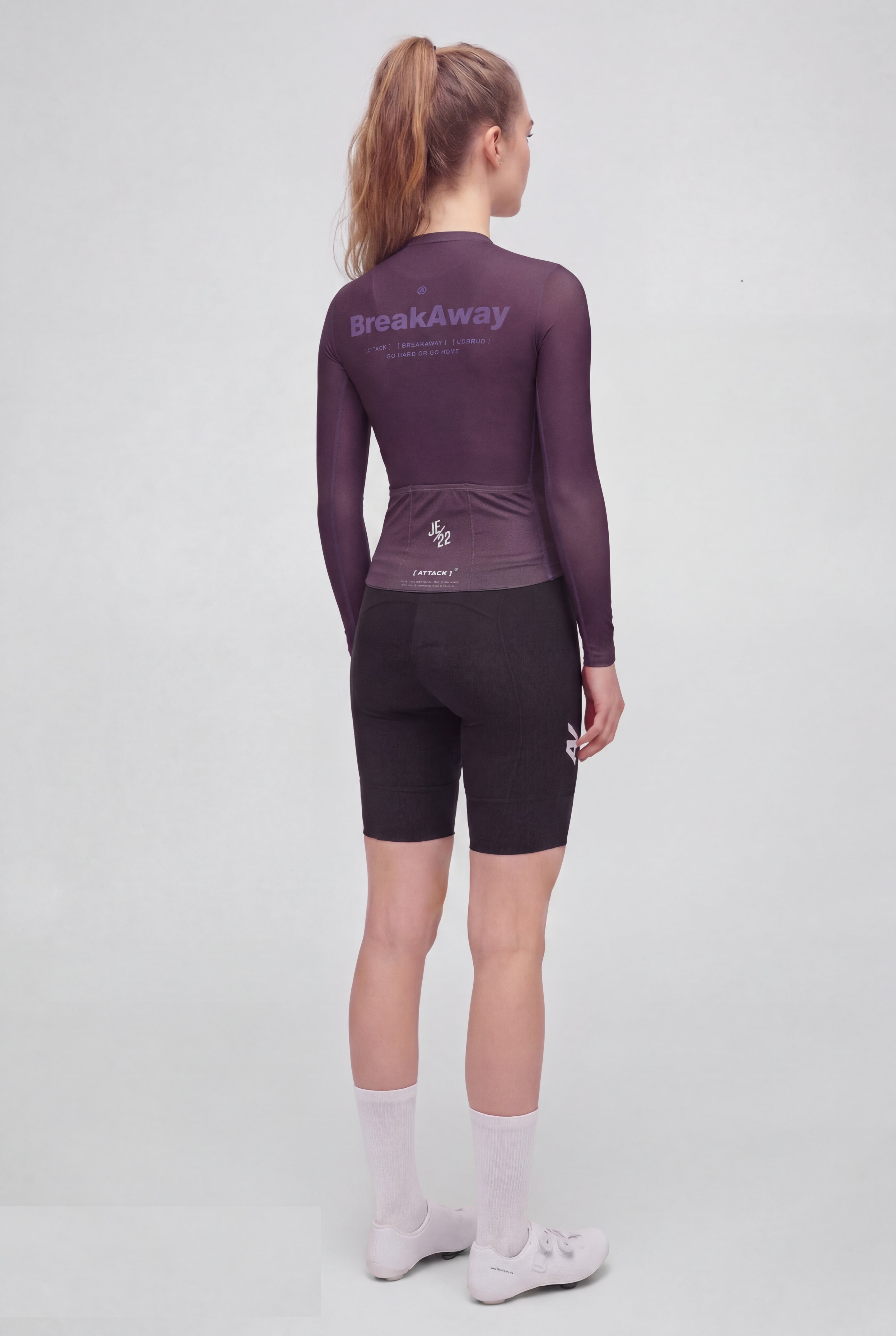 ATK Women_s performance long sleeved jersey- Dark Purple
