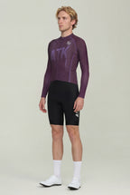 ATK Men_s performance long sleeved jersey- Dark Purple