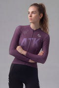 ATK Women_s performance long sleeved jersey- Dark Purple