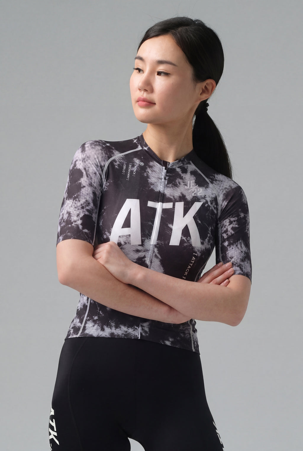 ATK Women_s performance short sleeved jersey- Misty
