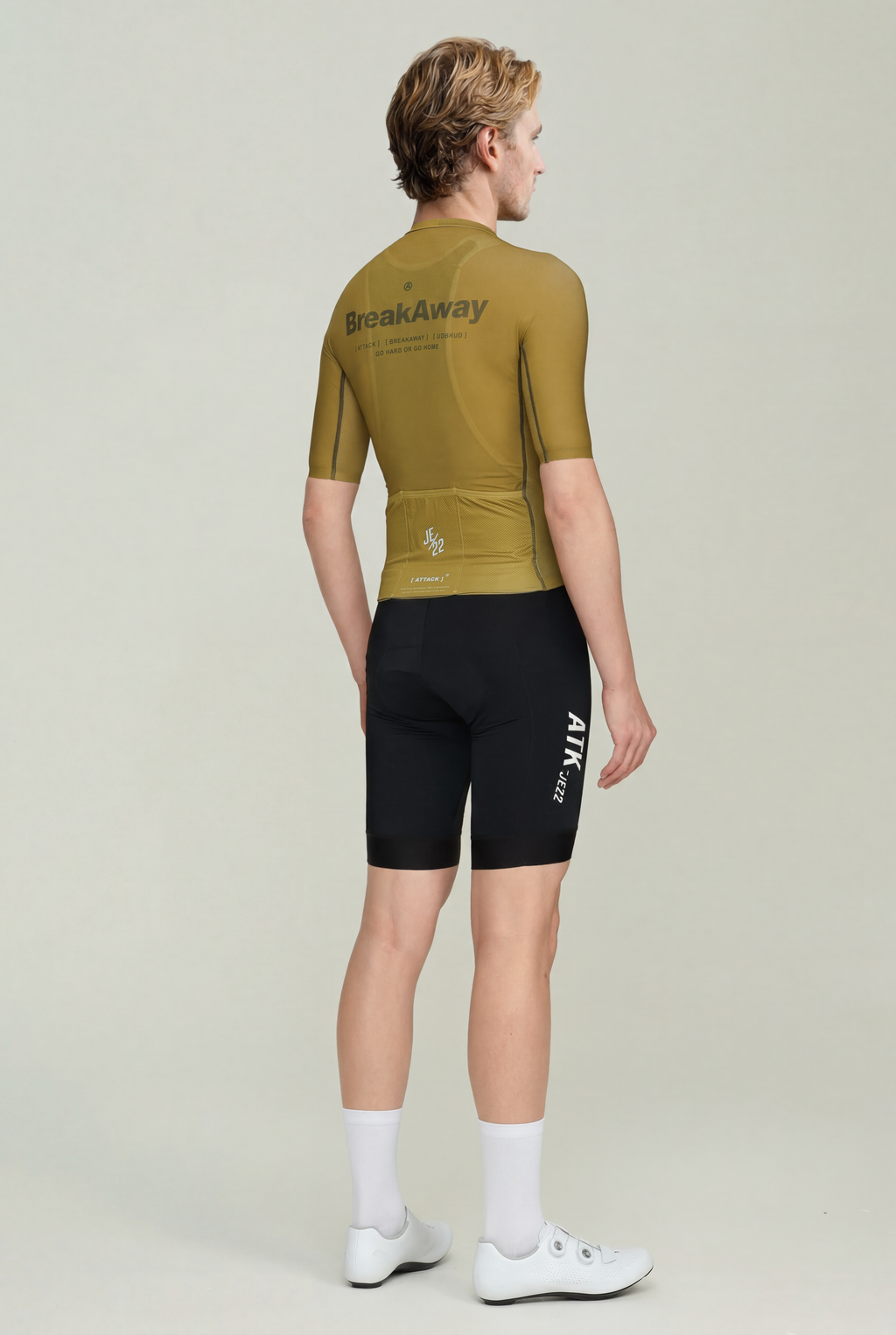 ATK Men_s performance short sleeved jersey- Amber