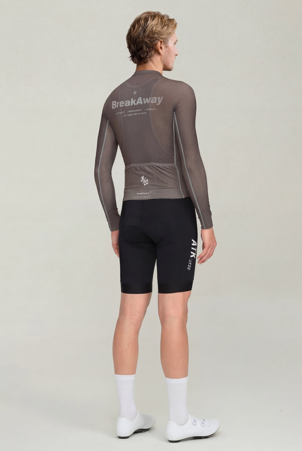 ATK Men_s performance long sleeved jersey- Taupe