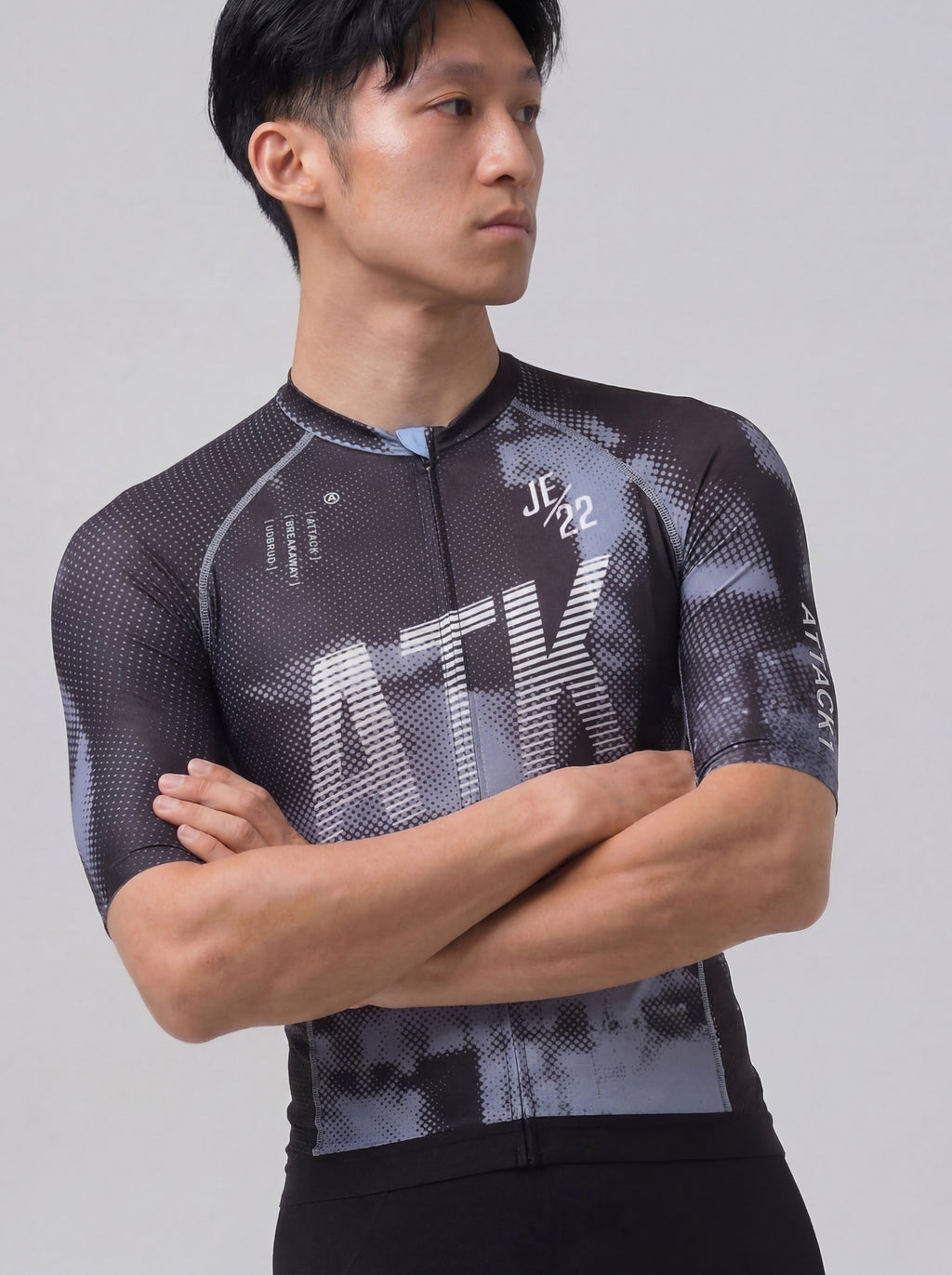 ATK Men_s performance short sleeved jersey- Halftone