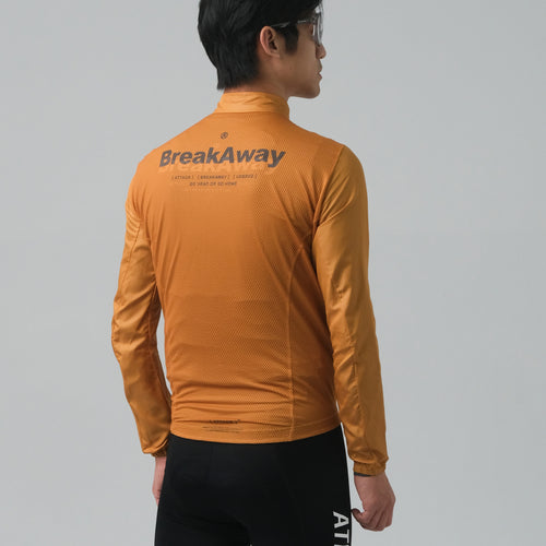 ATK Breakzip Men_s Wind Jacket - Golden Ochre