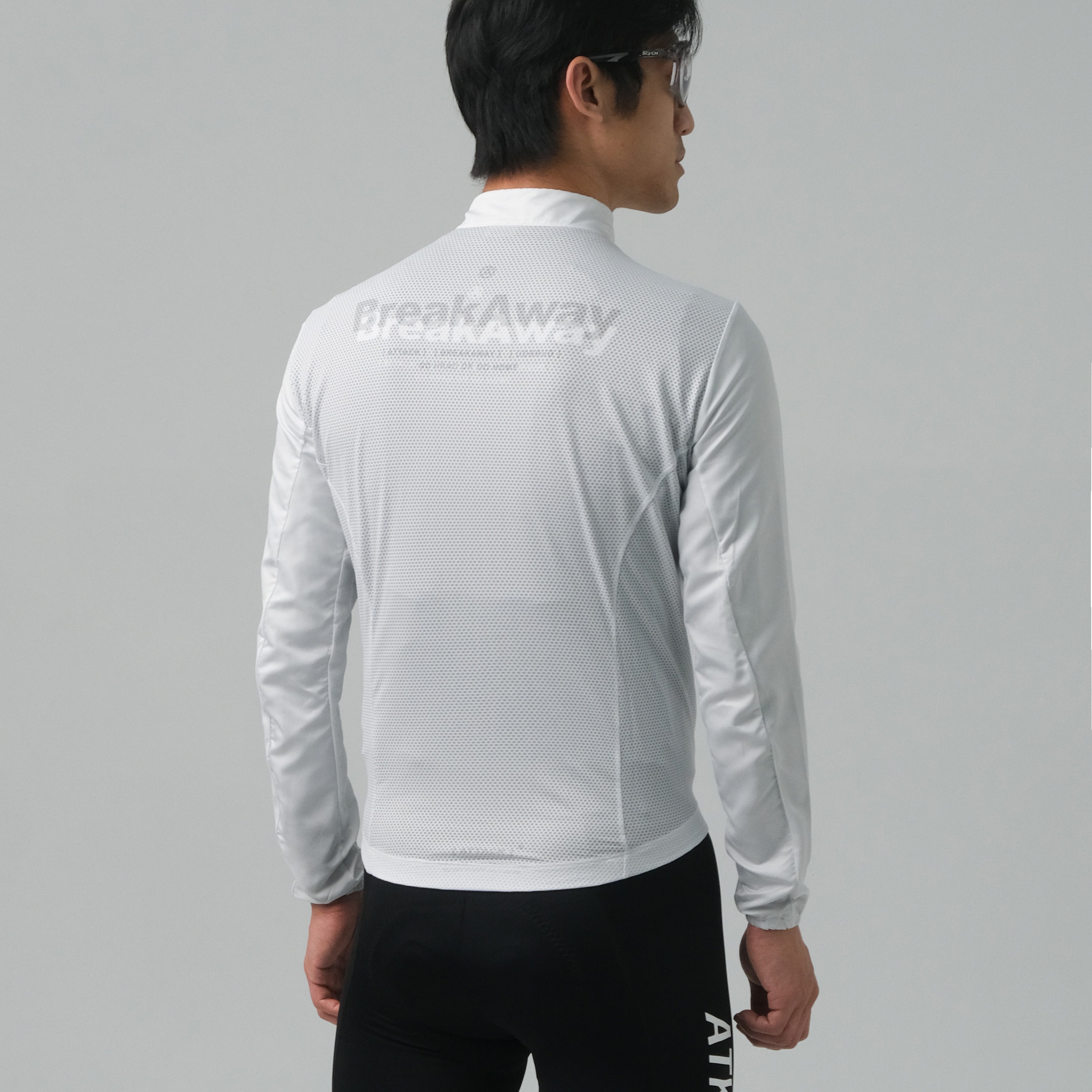 ATK Breakzip Men_s Wind Jackett - Misty White