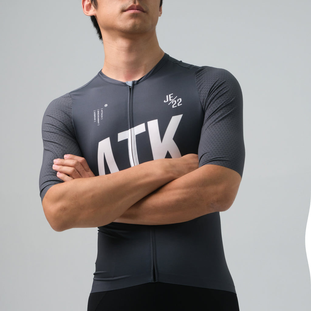 ATK Men_s performance short sleeves Jersey - Iron Grey