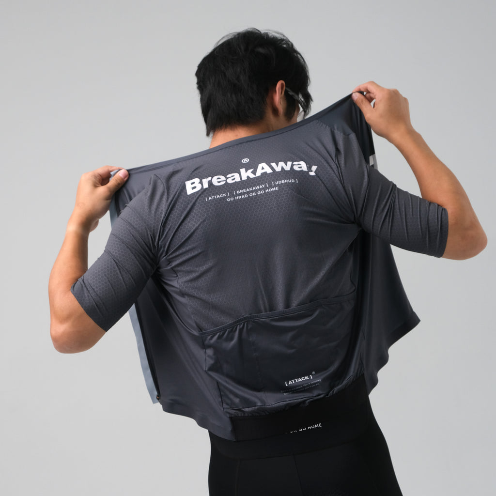 ATK Men_s performance short sleeves Jersey - Iron Grey