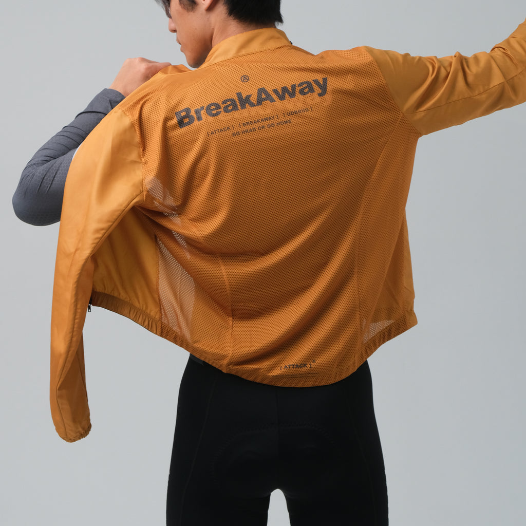 ATK Breakzip Men_s Wind Jacket - Golden Ochre