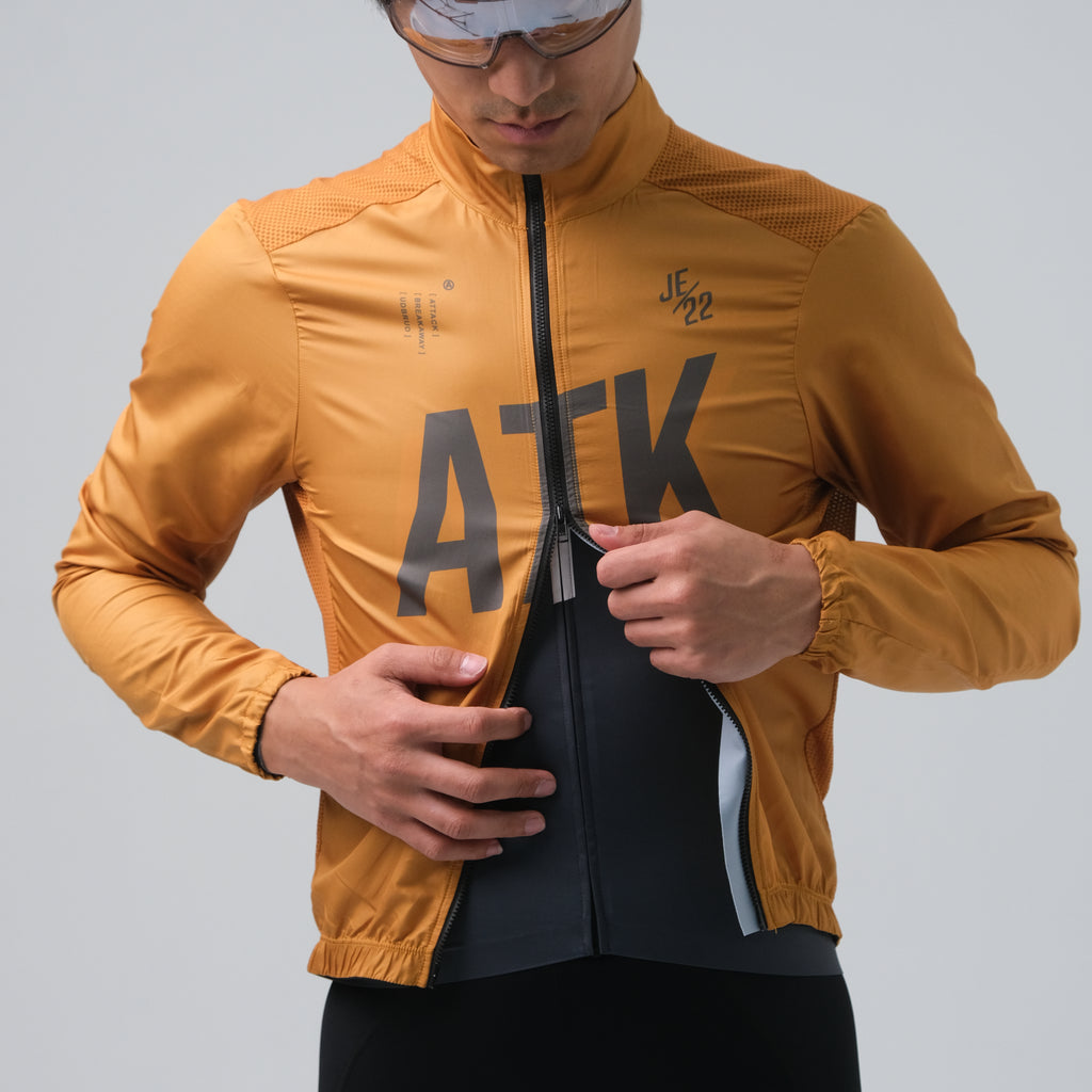 ATK Breakzip Men_s Wind Jacket - Golden Ochre