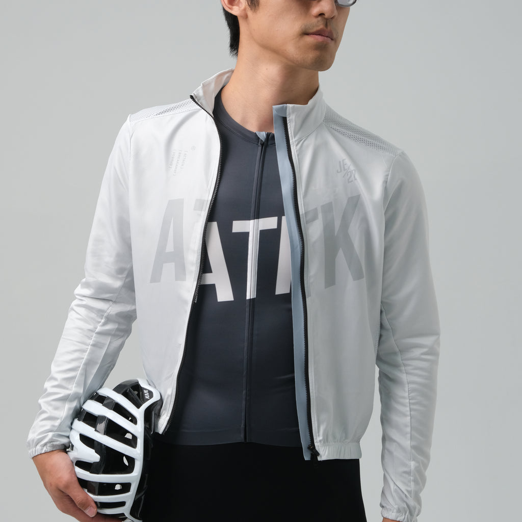 ATK Breakzip Men_s Wind Jackett - Misty White