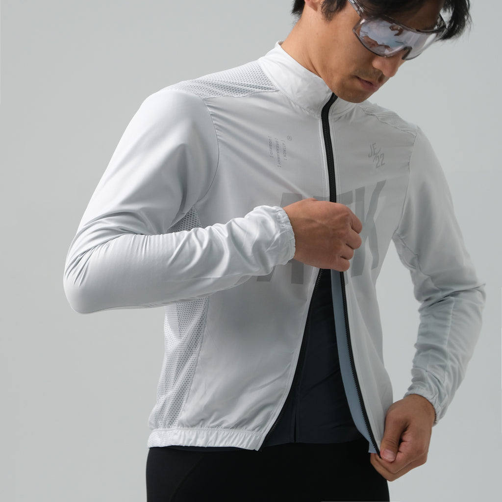 ATK Breakzip Men_s Wind Jackett - Misty White
