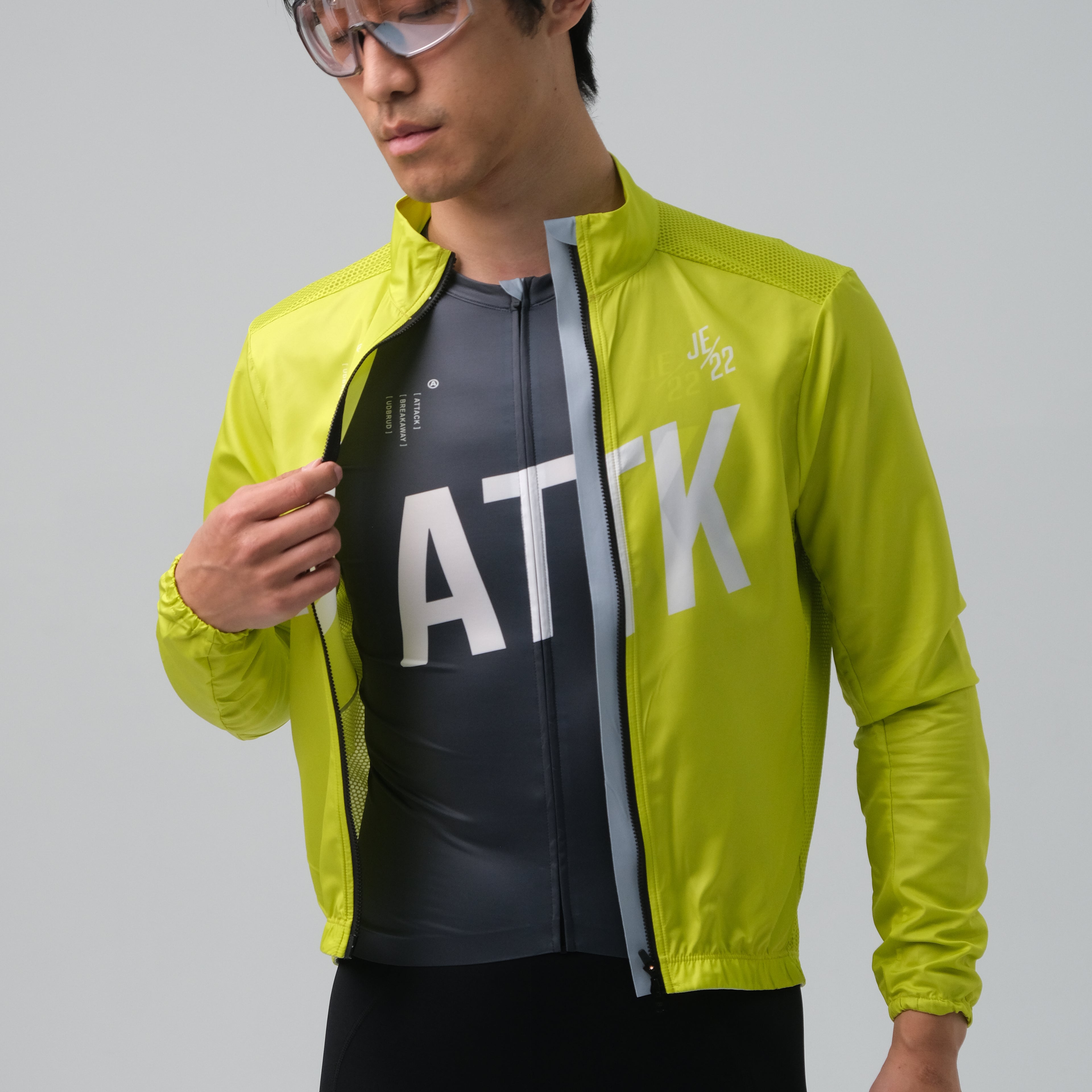 ATK Breakzip Men_s Wind Jacket - Mustard