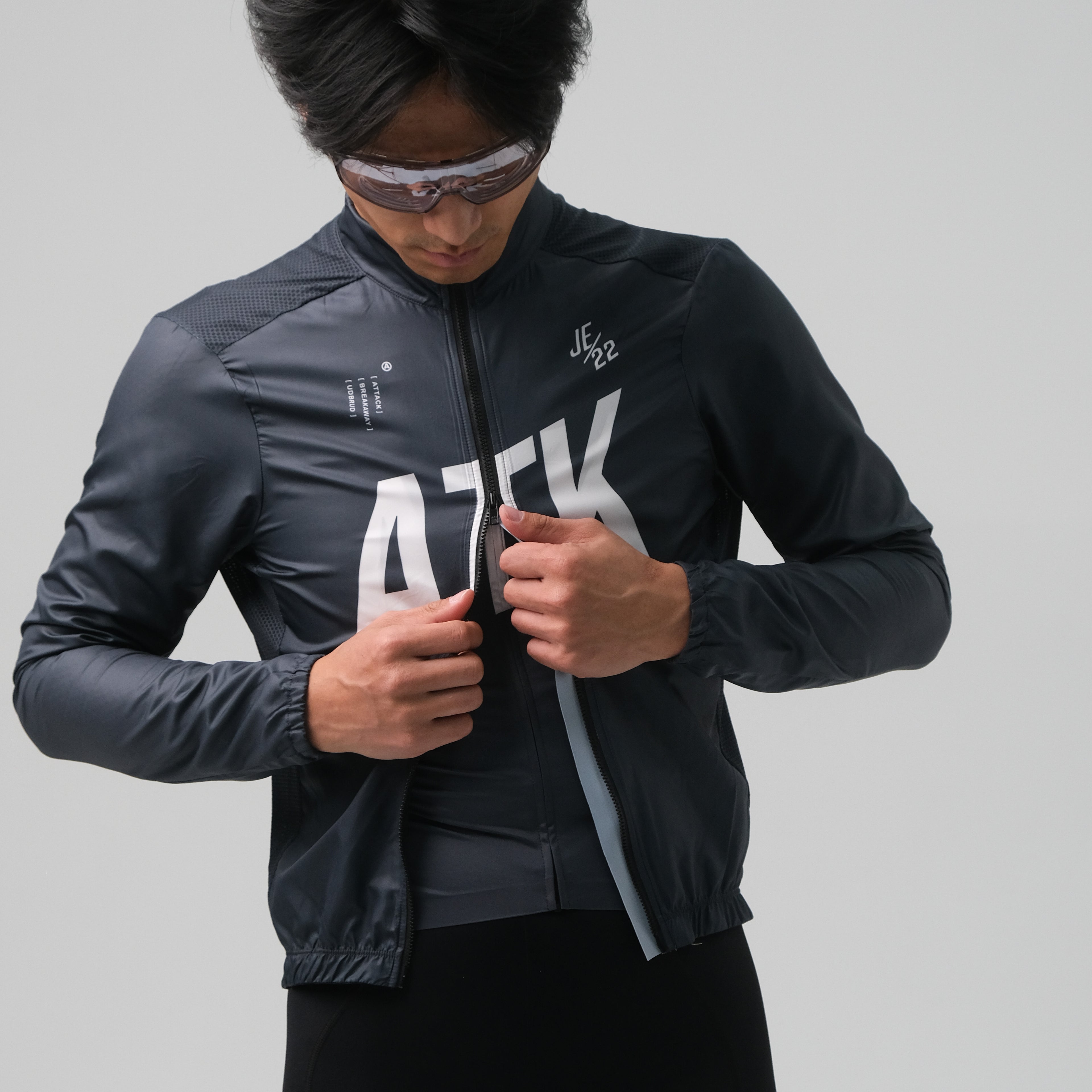 ATK Breakzip Men_s Wind Jacket - Iron Grey