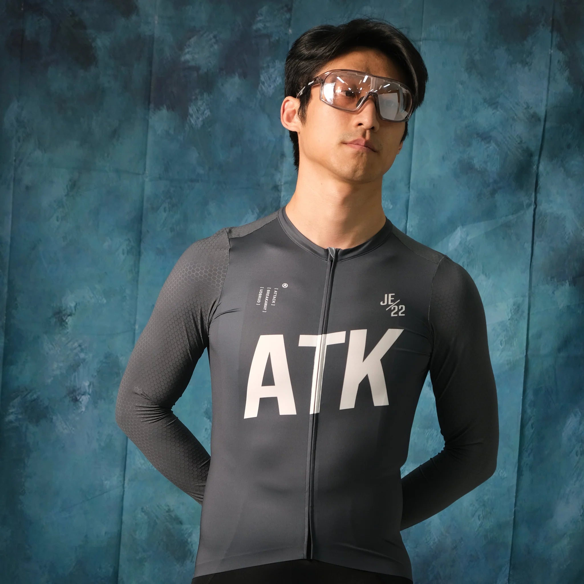 ATK Men's performance long sleeves Jersey - Iron Grey
