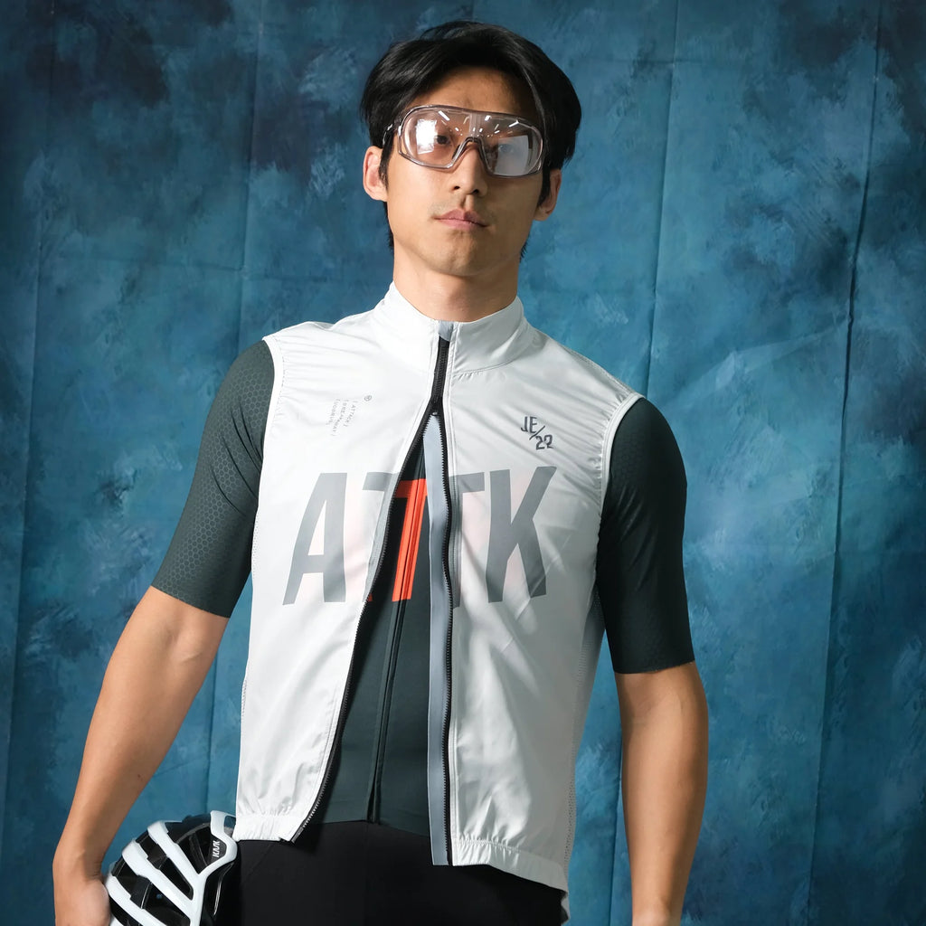 ATK Breakzip Men's Gilet - Misty White