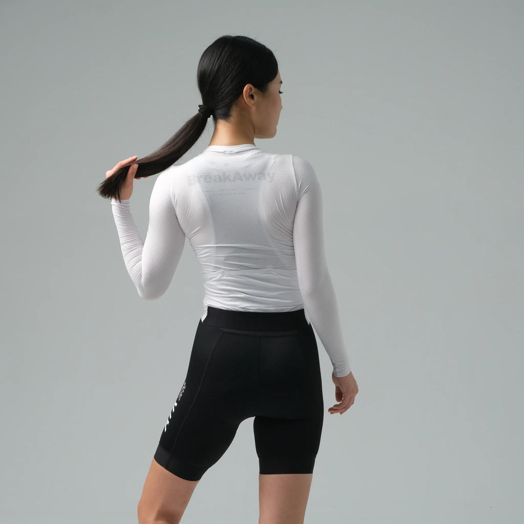 ATK Women's performance long sleeves Jersey - Misty White