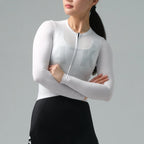 ATK Women's performance long sleeves Jersey - Misty White