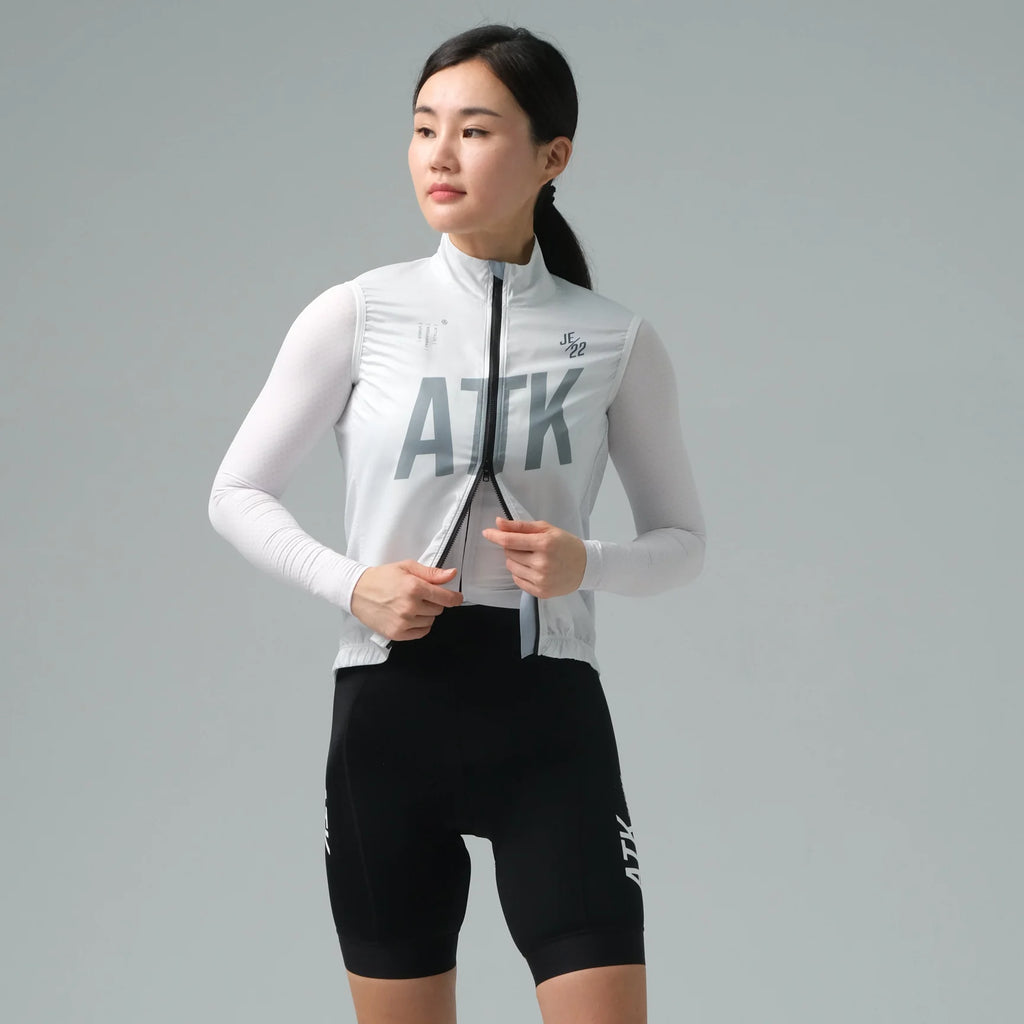ATK Breakzip Women's Gilet - Misty White
