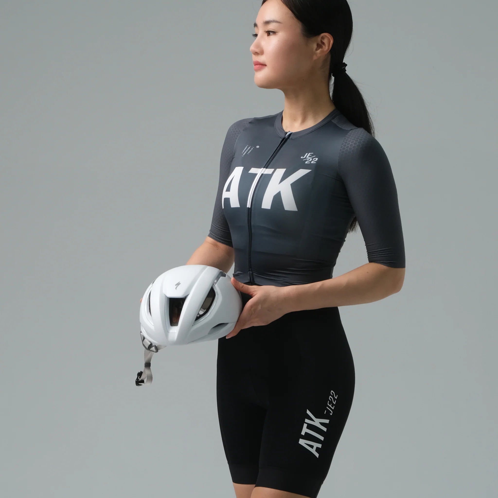 ATK Women's performance short sleeves Jersey - Iron Grey